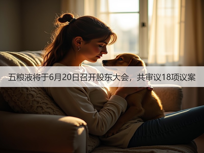 五粮液将于6月20日召开股东大会，共审议