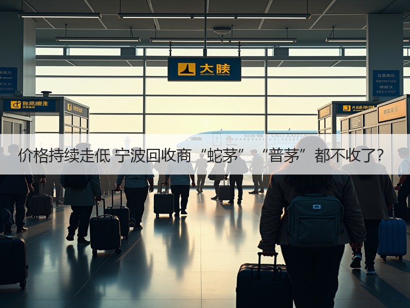 价格持续走低 宁波回收商“蛇茅”“普茅”