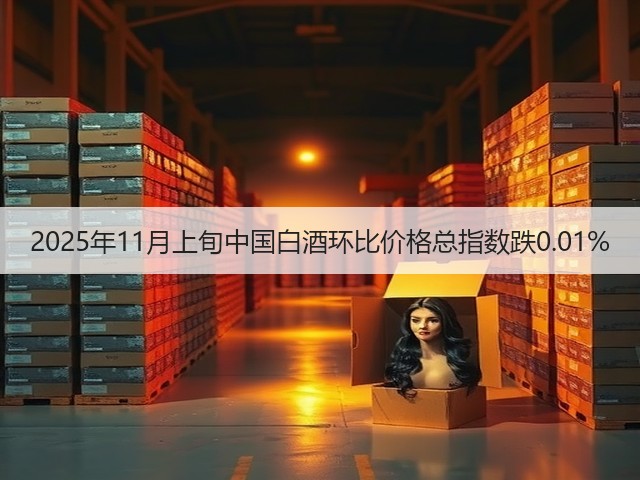 2025年11月上旬中国白酒环比价格总指数跌0.01%(图1)