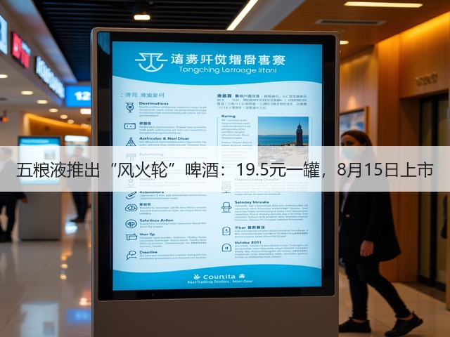五粮液推出“风火轮”啤酒：19.5元一罐，8月15日上市(图2)