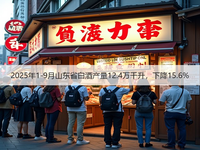 2025年1-9月山东省白酒产量12.4万千升，下降15.6%(图2)