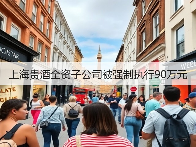 上海贵酒全资子公司被强制执行90万元(图1)