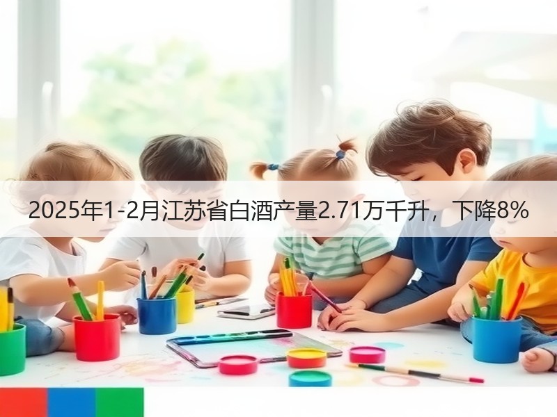 2025年1-2月江苏省白酒产量2.71