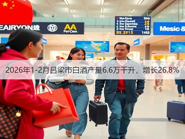 2026年1-2月吕梁市白酒产量6.6万千升，增长26.8%(图4)