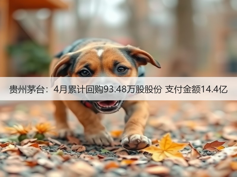 贵州茅台：4月累计回购93.48万股股份