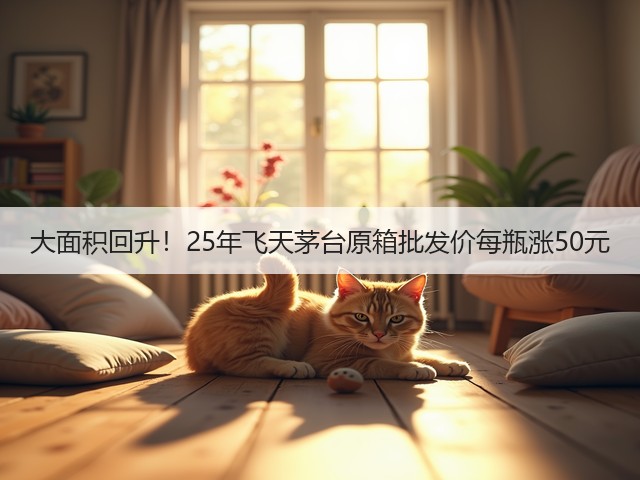 大面积回升！25年飞天茅台原箱批发价每瓶涨50元(图3)