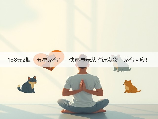 138元2瓶“五星茅台”，快递显示从临沂发货，茅台回应！(图2)