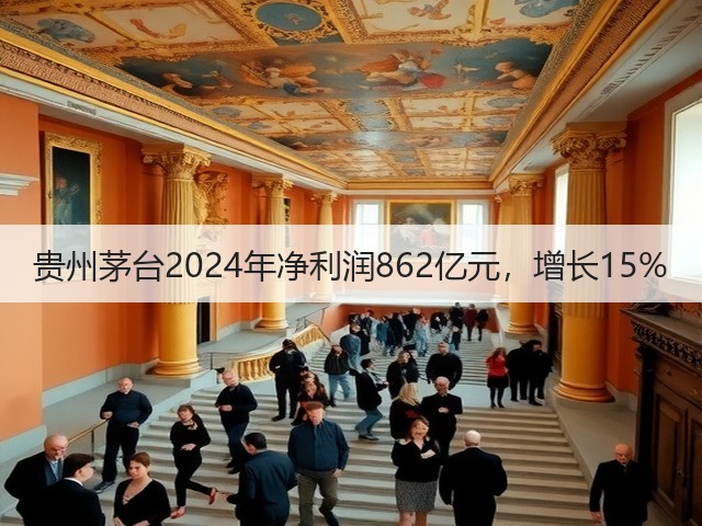 贵州茅台2024年净利润862亿元，增长15%(图4)