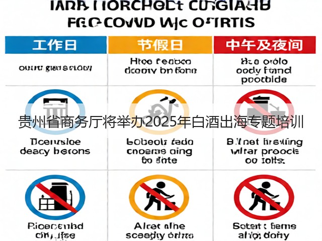 贵州省商务厅将举办2025年白酒出海专题培训(图1)