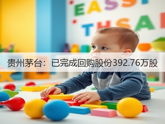 贵州茅台：已完成回购股份392.76万股(图1)