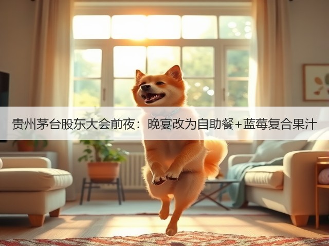 贵州茅台股东大会前夜：晚宴改为自助餐+蓝莓复合果汁(图5)