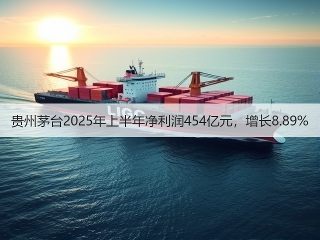 贵州茅台2025年上半年净利润454亿元，增长8.89%(图4)