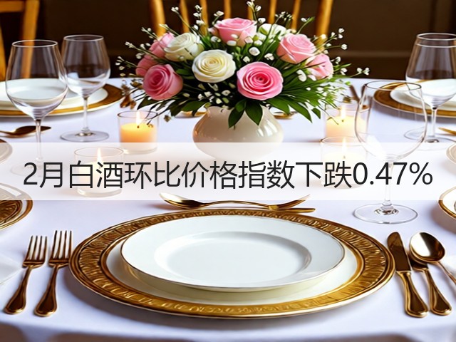 2月白酒环比价格指数下跌0.47%(图2)