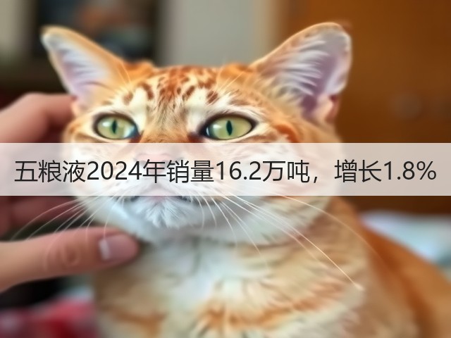 五粮液2024年销量16.2万吨，增长1.8%(图5)
