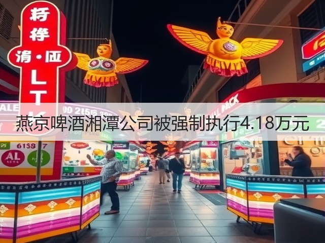 燕京啤酒湘潭公司被强制执行4.18万元(图4)
