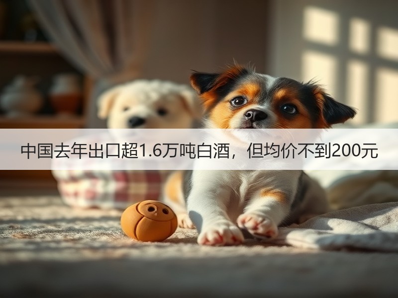 中国去年出口超1.6万吨白酒，但均价不到