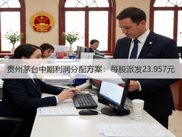 贵州茅台中期利润分配方案：每股派发23.957元(图4)