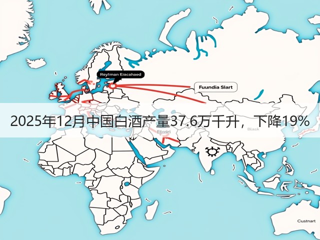 2025年12月中国白酒产量37.6万千升，下降19%(图5)