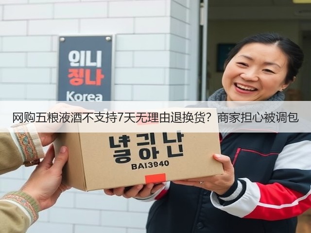 网购五粮液酒不支持7天无理由退换货？商家担心被调包(图3)