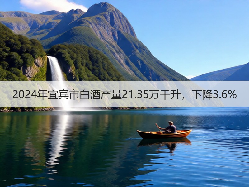 2024年宜宾市白酒产量21.35万千升