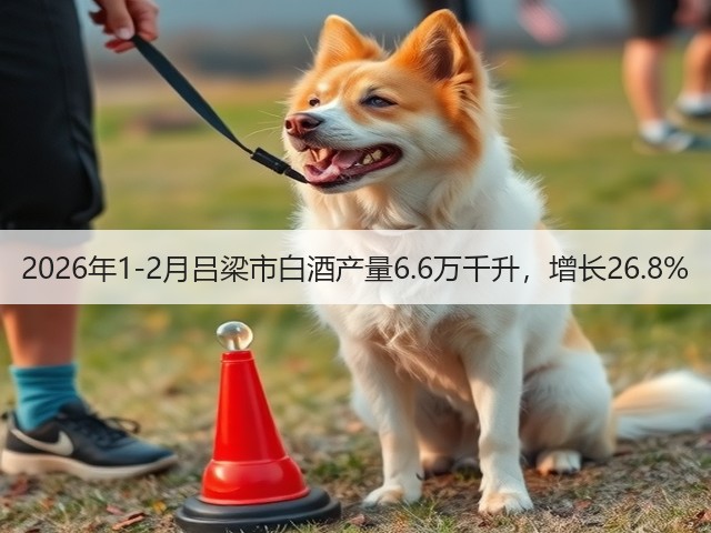 2026年1-2月吕梁市白酒产量6.6万千升，增长26.8%(图1)