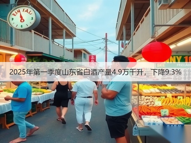 2025年第一季度山东省白酒产量4.9万千升，下降9.3%(图1)