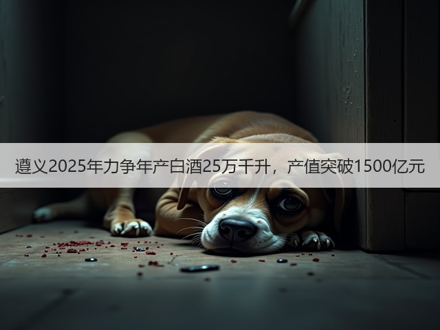 遵义2025年力争年产白酒25万千升，产值突破1500亿元(图1)
