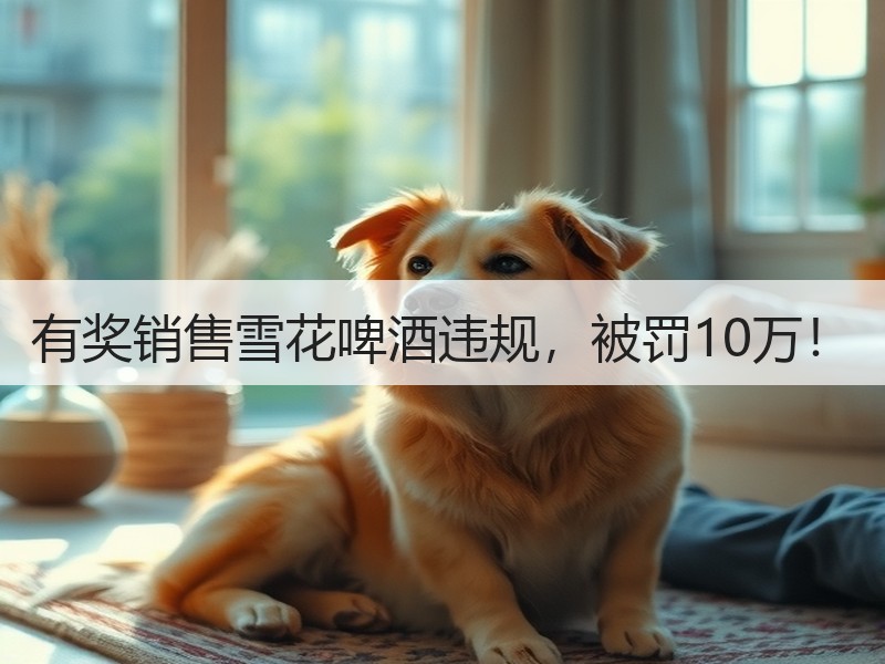 有奖销售雪花啤酒违规，被罚10万！