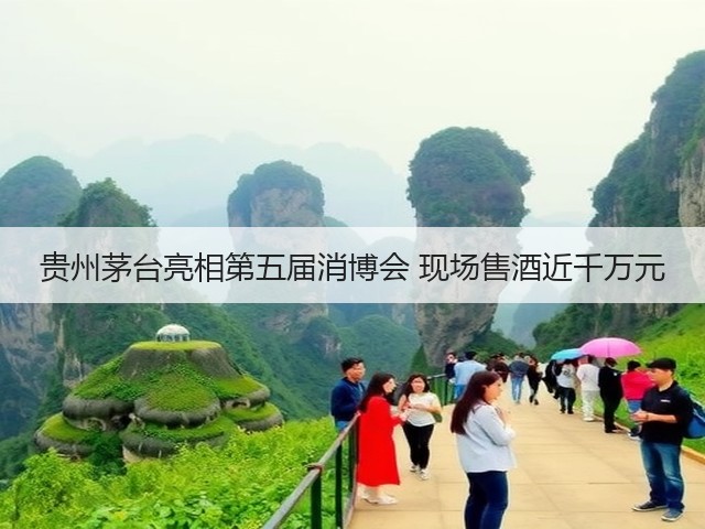 贵州茅台亮相第五届消博会 现场售酒近千万元(图4)