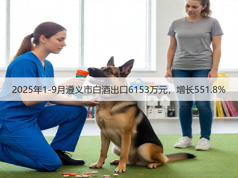 2025年1-9月遵义市白酒出口6153