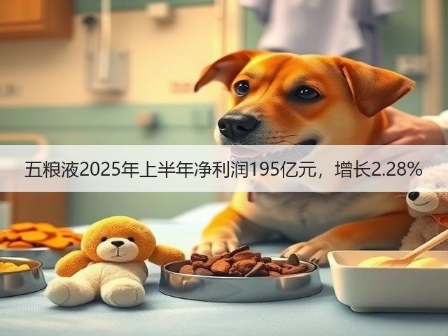 五粮液2025年上半年净利润195亿元，增长2.28%(图4)