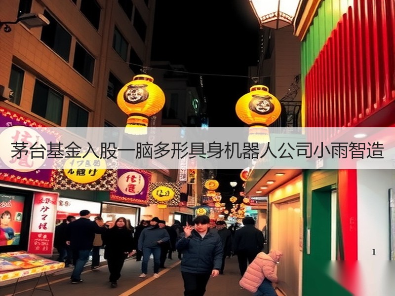 茅台基金入股一脑多形具身机器人公司小雨智