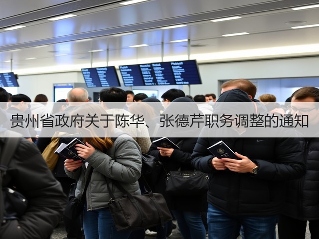 贵州省政府关于陈华、张德芹职务调整的通知(图5)