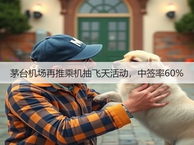 茅台机场再推乘机抽飞天活动，中签率60%(图1)