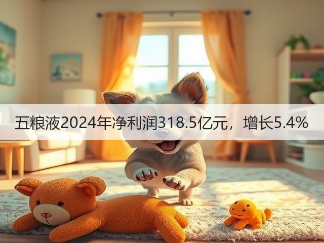 五粮液2024年净利润318.5亿元，增长5.4%(图5)