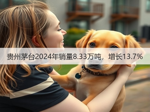 贵州茅台2024年销量8.33万吨，增长13.7%(图2)