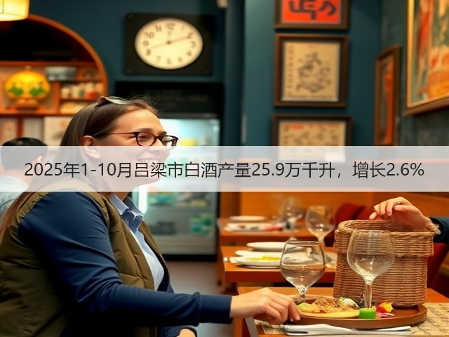 2025年1-10月吕梁市白酒产量25.9万千升，增长2.6%(图2)