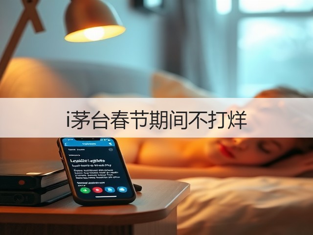i茅台春节期间不打烊(图1)