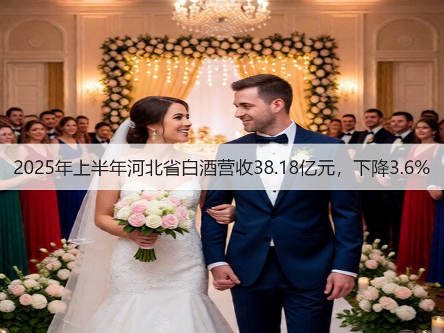 2025年上半年河北省白酒营收38.18亿元，下降3.6%(图2)