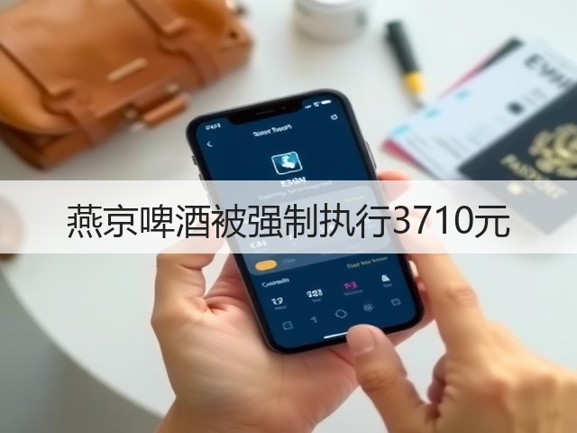 燕京啤酒被强制执行3710元(图2)