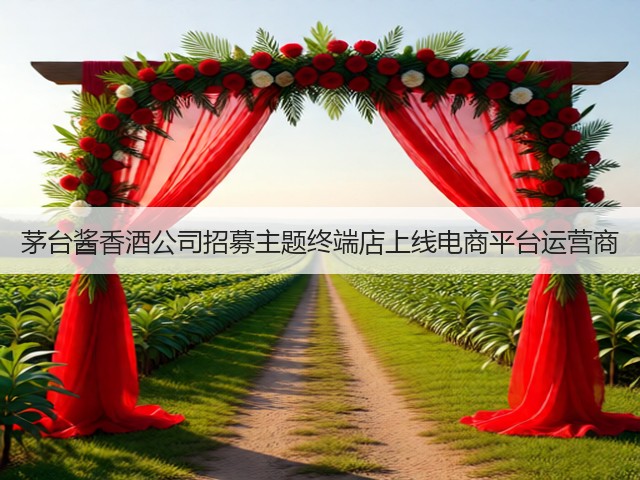 茅台酱香酒公司招募主题终端店上线电商平台运营商(图2)