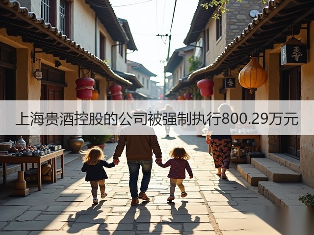 上海贵酒控股的公司被强制执行800.29万元(图2)