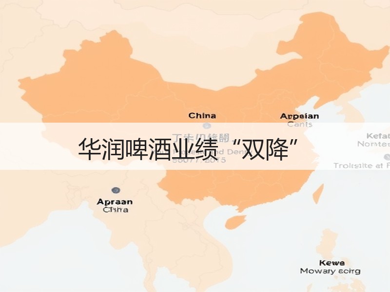 华润啤酒业绩“双降”
