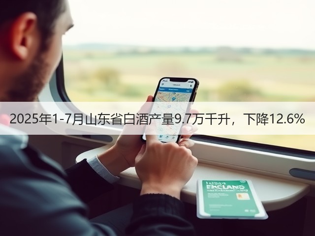 2025年1-7月山东省白酒产量9.7万千升，下降12.6%(图4)
