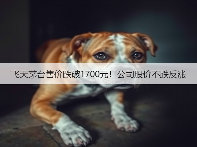 飞天茅台售价跌破1700元！公司股价不跌反涨(图3)