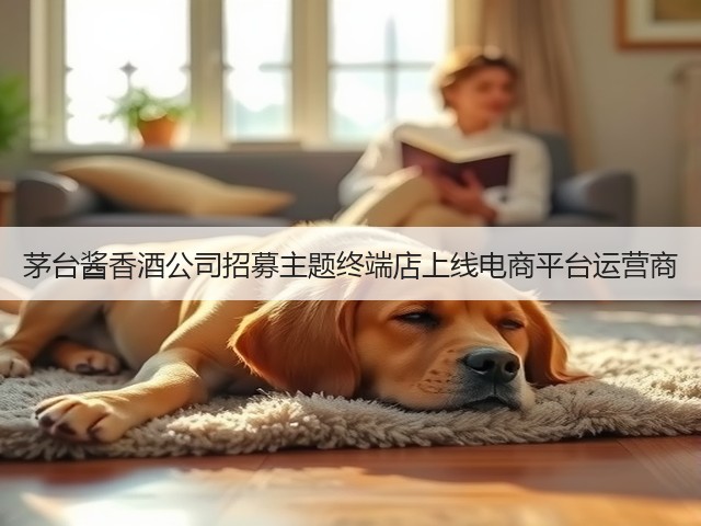 茅台酱香酒公司招募主题终端店上线电商平台运营商(图5)