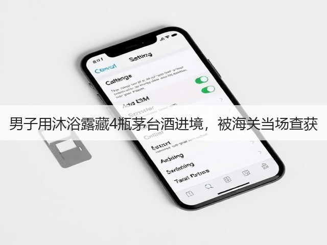 男子用沐浴露藏4瓶茅台酒进境，被海关当场查获(图5)
