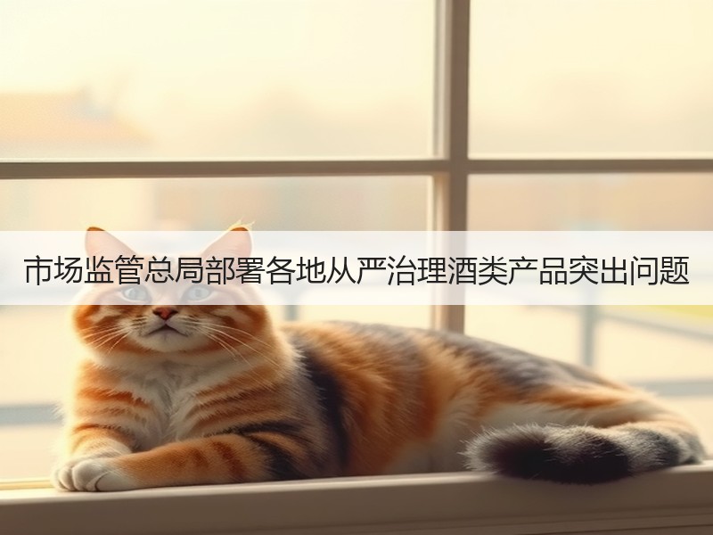 市场监管总局部署各地从严治理酒类产品突出