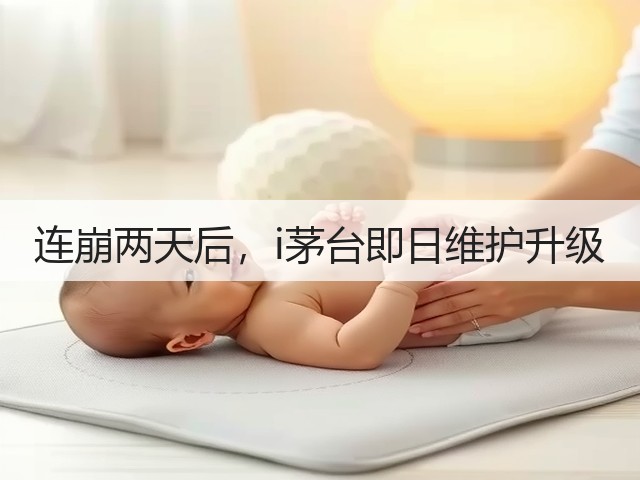 连崩两天后，i茅台即日维护升级(图4)