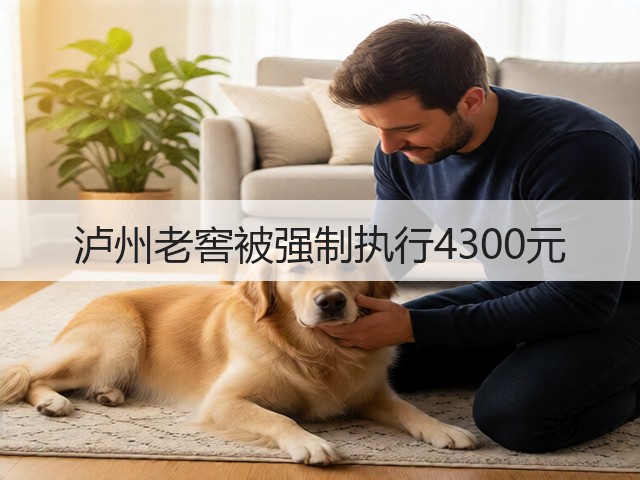 泸州老窖被强制执行4300元(图1) 泸州老窖被强制执行4300元(图1)